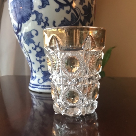 Newport “Bull’s Eye and Daisy” Antique Tumbler by U.S. Glass Co. - Picture 3 of 10